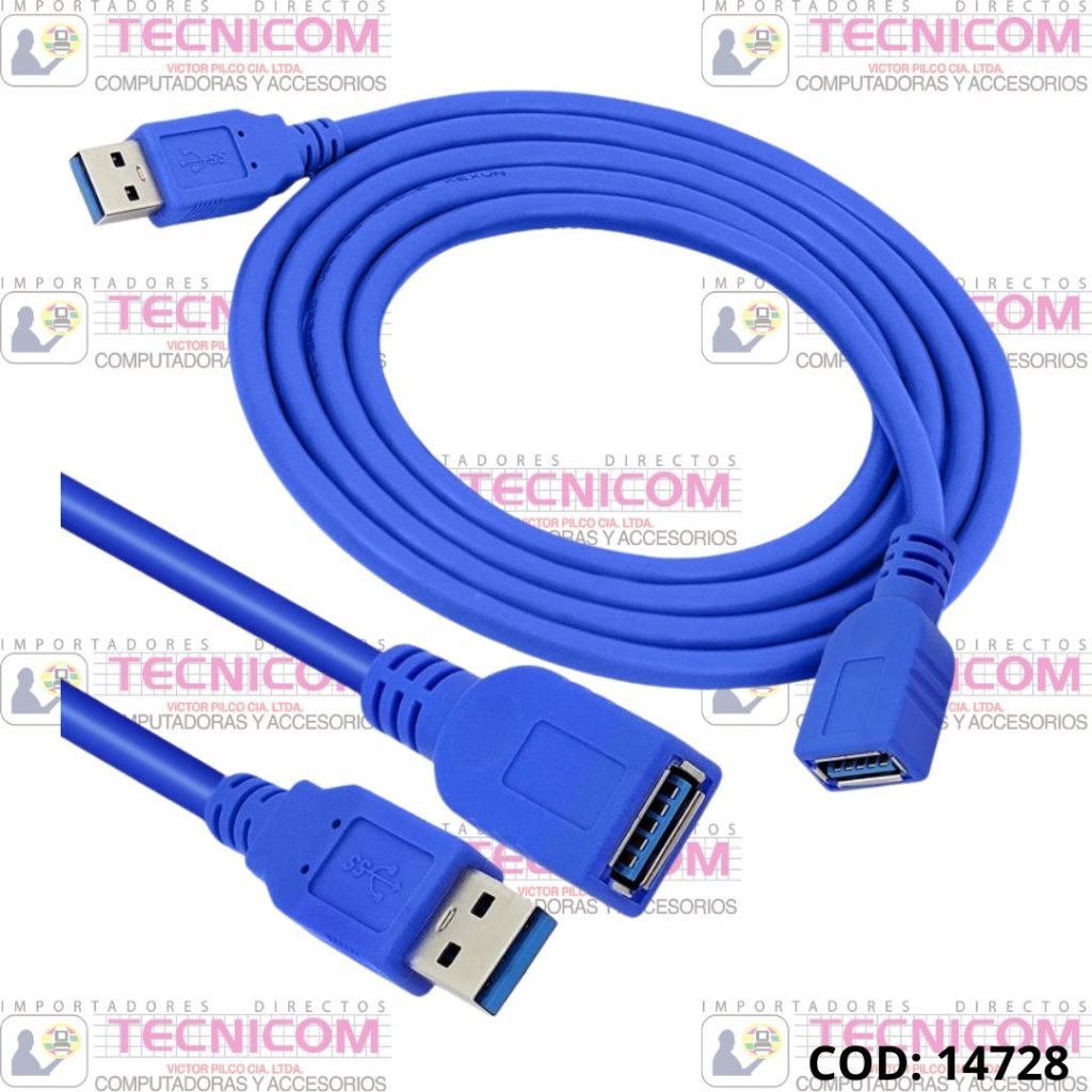 CABLE DE EXTENSION USB 3.0 3 MTROS