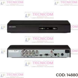DVR PARA SISTEMA VIGILANCIA HIKVISION DS-7208HUHI-K1 8CH 5MP