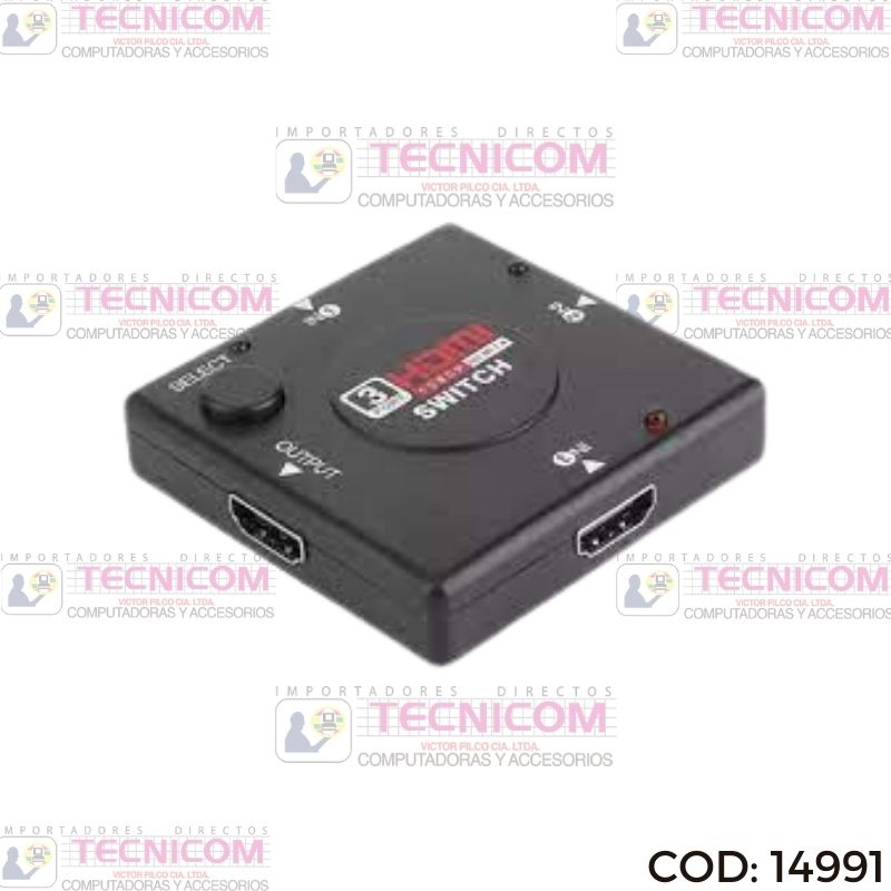 SWITCH HDMI XTECH XHA-430 5 ENTRADAS-1 SALIDA 4K UHD