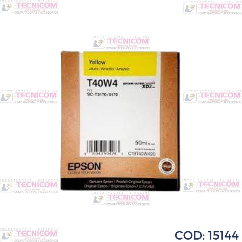 TINTA EPSON YELLOW T40W420 50ML T3170/5170