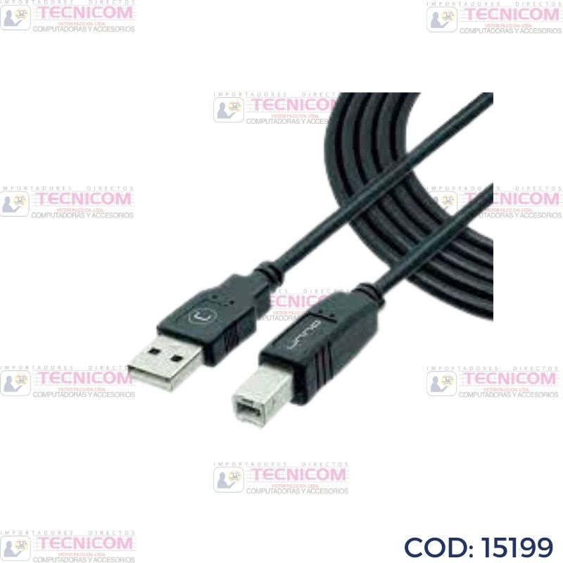 CABLE DE IMPRESORA USB 3 METROS