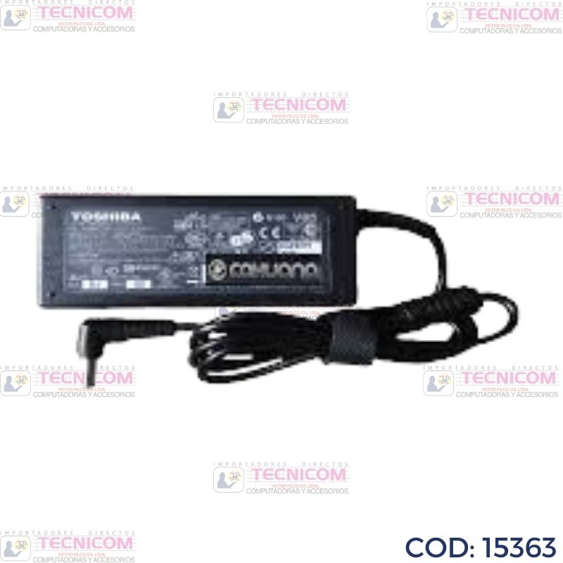 ADAPTADOR DE NOTEBOOK TOSHIBA 19V 2.37A (4.0x1.7)