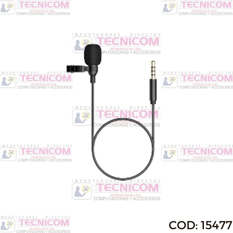 MICROFONO LAVALIER TIPO CORBATA