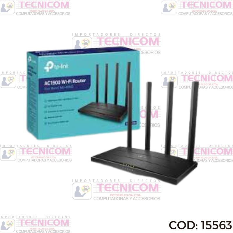 ROUTER WIRELESS TPLINK ARCHER C80 AC1900 4ANT GIGABIT