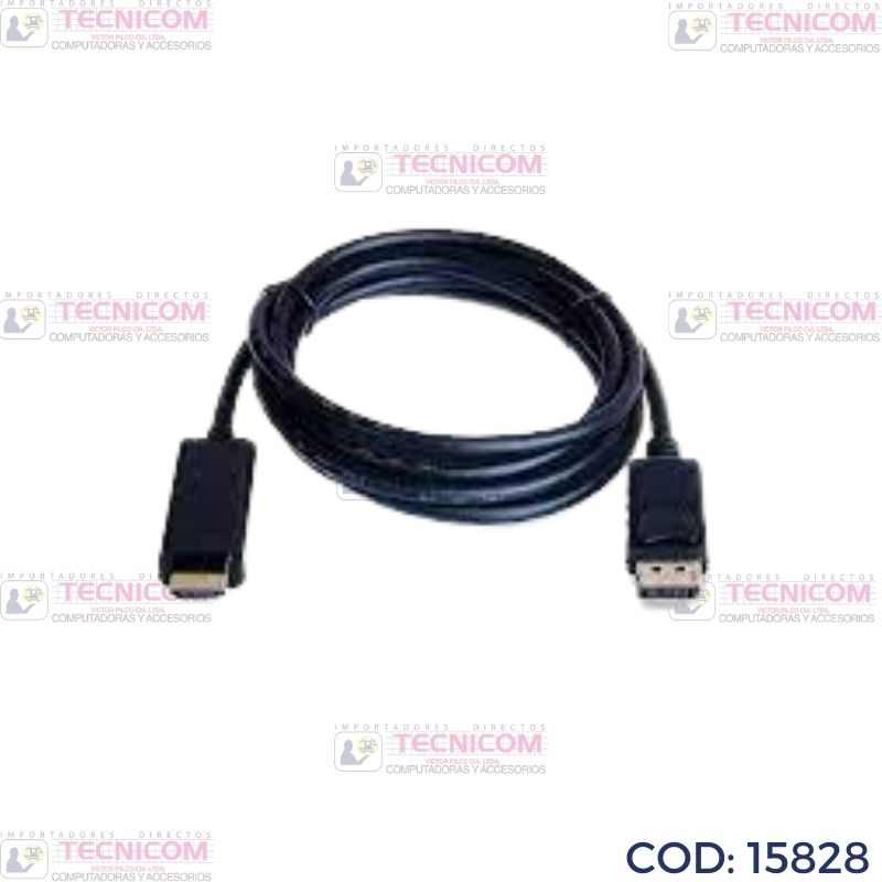 CABLE DISPLAY PORT A HDMI 1.8MTS MACHO/MACHO