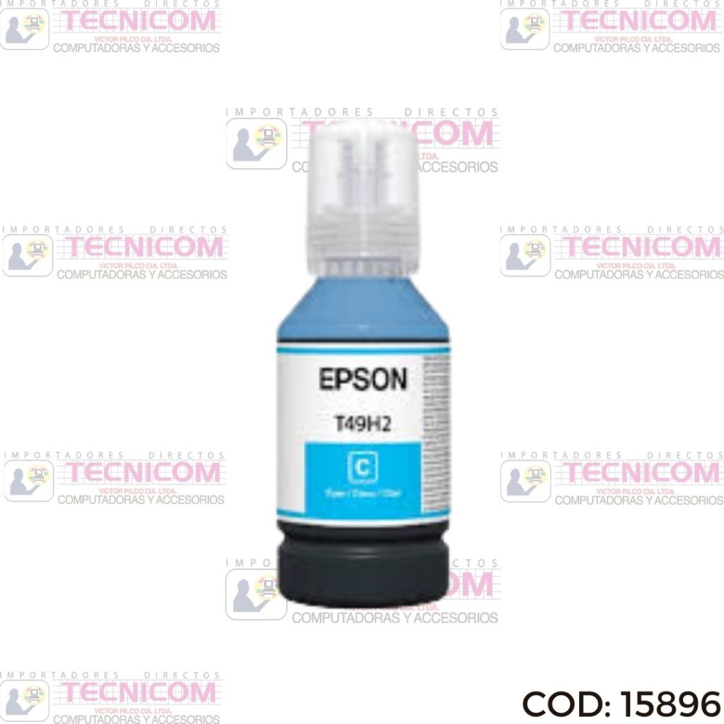 TINTA EPSON CYAN BOTELLA ORIGINAL 140ML T49H200
