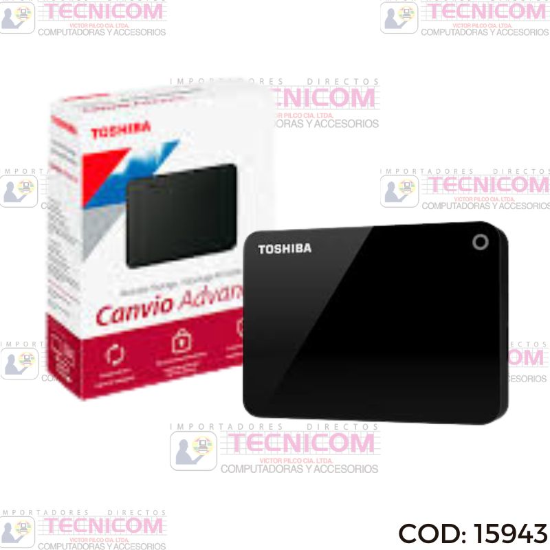 DISCO DURO USB TOSHIBA 4TB CANVIO