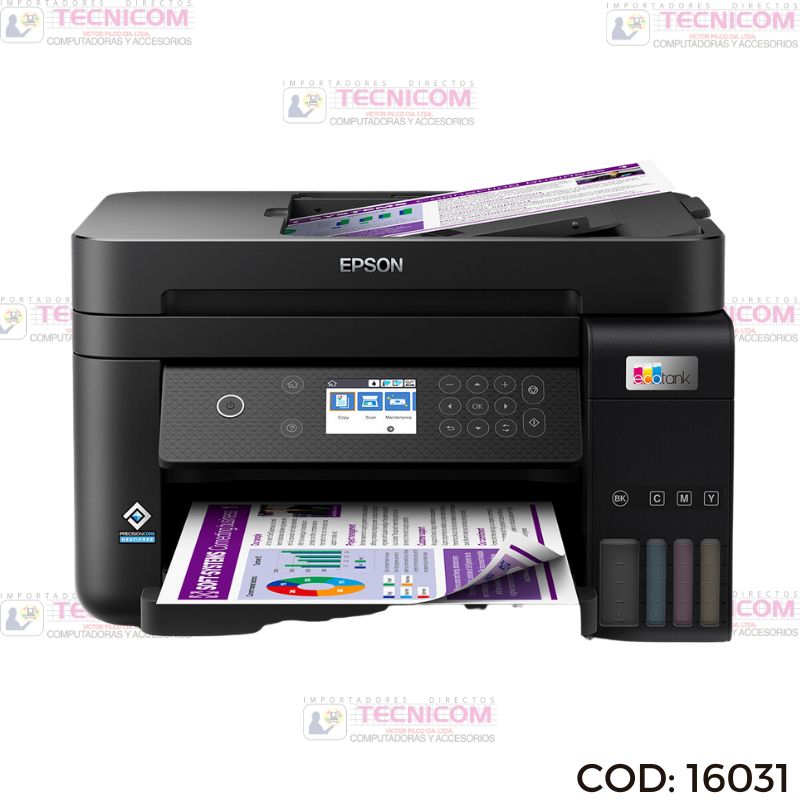 IMPRESORA EPSON L6270 MULTIFUNCION DUPLEX ADF ETHERNET