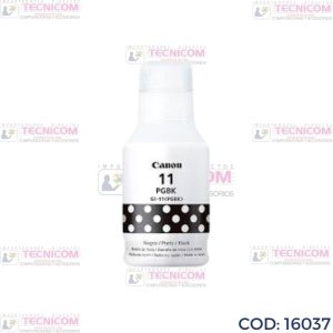 TINTA CANON 11 BLACK BOTELLA ORIGINAL G2160/G3160 135ML