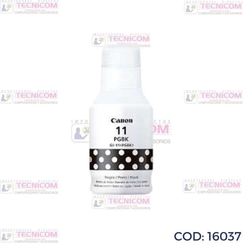 TINTA CANON 11 BLACK BOTELLA ORIGINAL G2160/G3160 135ML