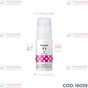 TINTA CANON 11 MAGENTA BOTELLA ORIGINAL G2160/G3160 70ML