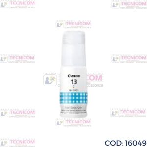 TINTA CANON 13C CYAN BOTELLA ORIGINAL G510/G610 60ML