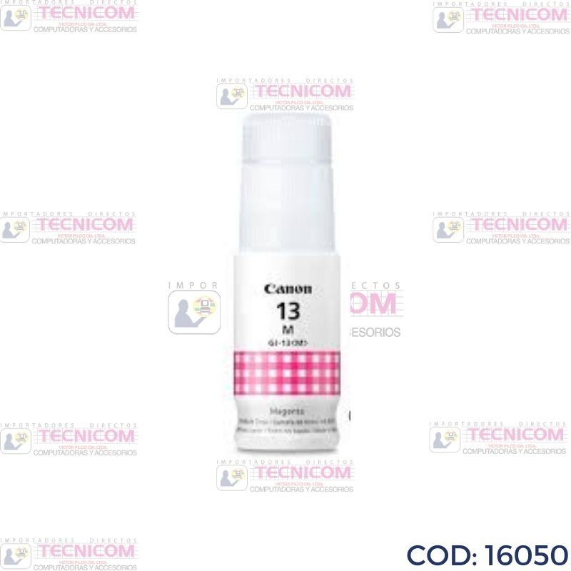 TINTA CANON 13M MAGENTA BOTELLA ORIGINAL G510/G610 60ML