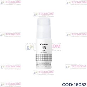 TINTA CANON 13GY GRIS BOTELLA ORIGINAL G510/G610 60ML