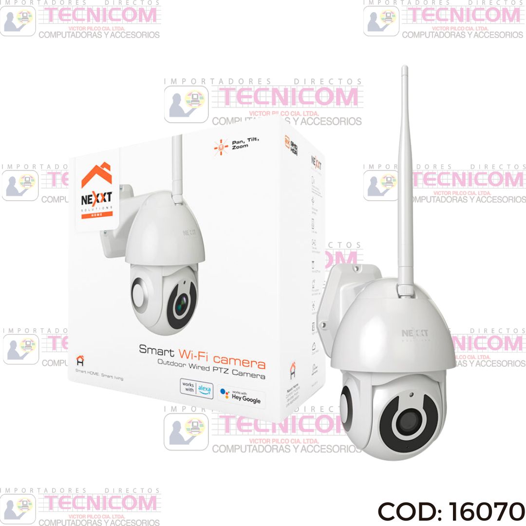 CAMARA NEXXT NHC-0612 PTZ SMART WiFi GIRA 355° 1080P