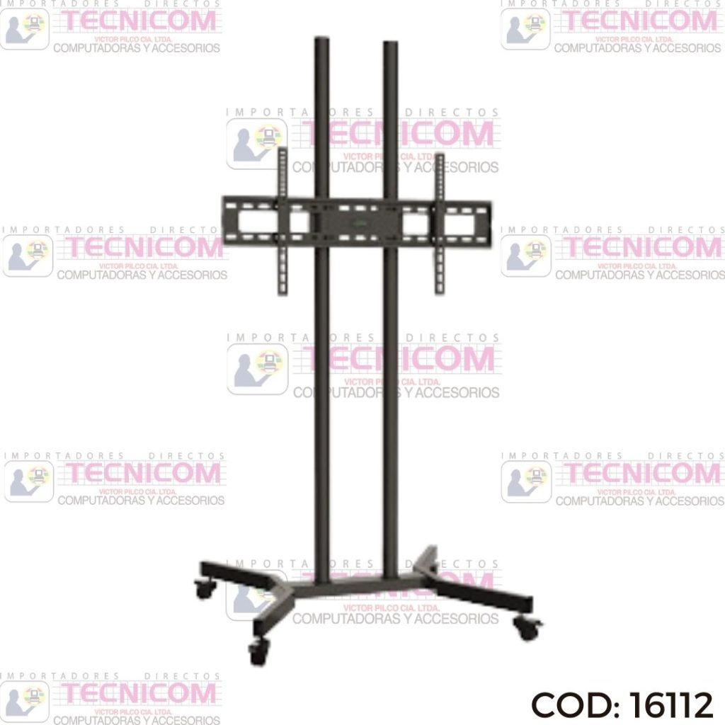 SOPORTE LCD/TV 37" A 70" PARA PISO CON RUEDAS
