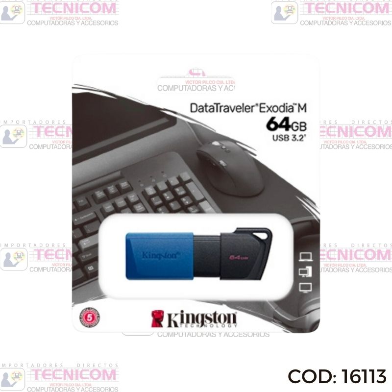 MEMORIA USB KINGSTON DT EXODIA 64GB USB3.2
