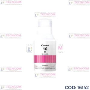 TINTA CANON 16M MAGENTA BOTELLA ORIGINAL GX6010/GX7010 135ML