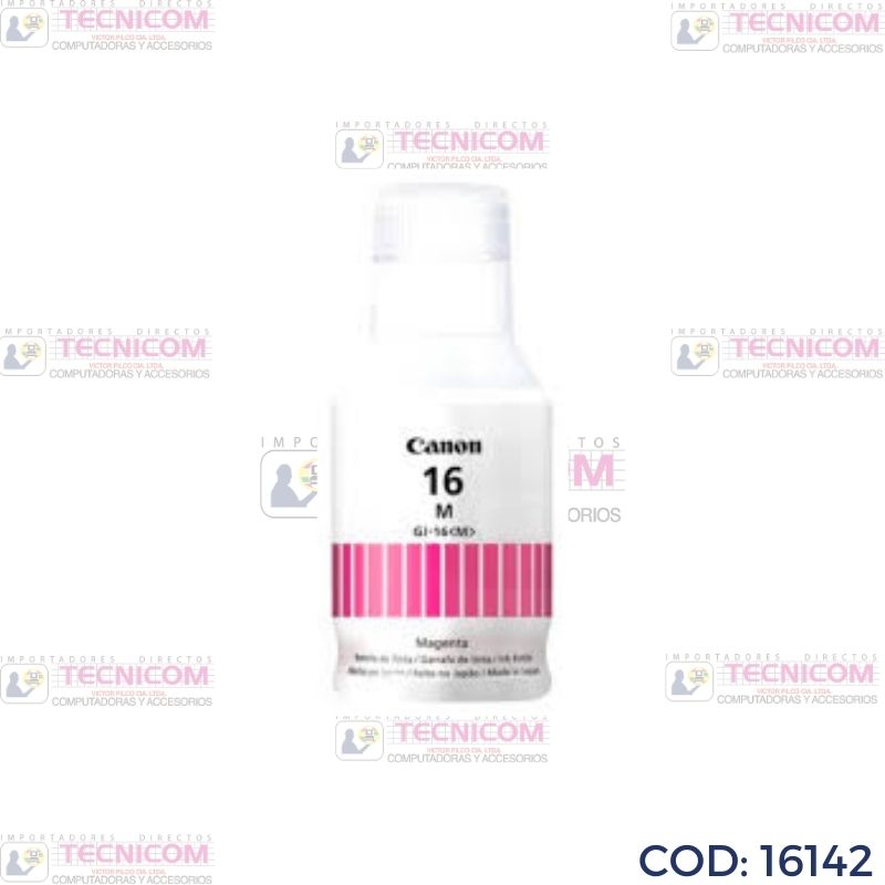 TINTA CANON 16M MAGENTA BOTELLA ORIGINAL GX6010/GX7010 135ML