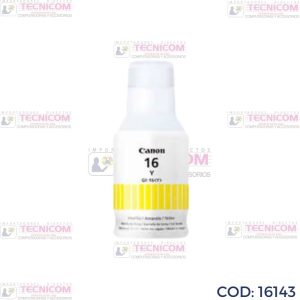 TINTA CANON 16Y YELLOW BOTELLA ORIGINAL GX6010/GX7010 135ML