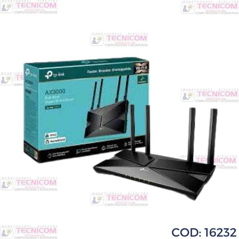 ROUTER WIRELESS TPLINK ARCHER AX53 Wifi 6 AX3000 4ANT