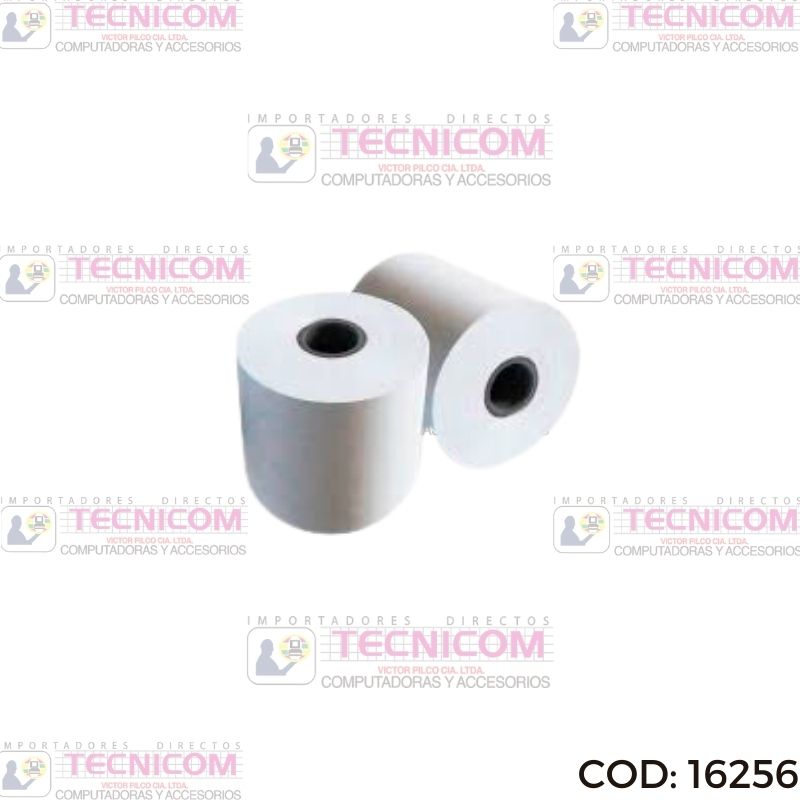 PAPEL TERMICO ROLLO PEQUEÑO 5.7cm BLANCO