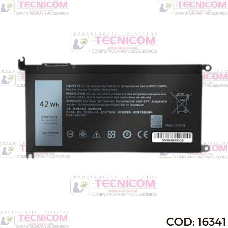 BATERIA PARA NOTEBOOK DELL GAMORA WDX0R