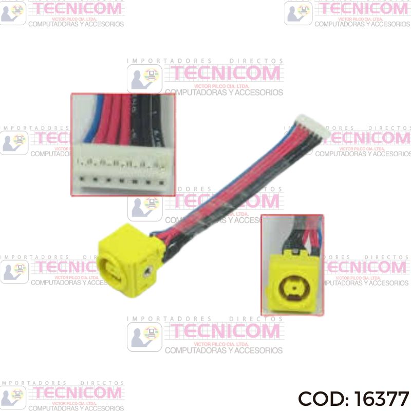 PIN DE CARGA LENOVO T520 T530 W520 W530 # 50.4KE09.011