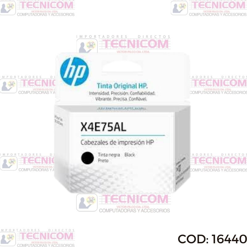 CABEZAL HP SMART TANK X4E75AL BLACK 400-500-600-700 SERIE