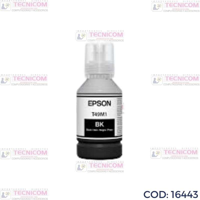 TINTA EPSON BLACK BOTELLA ORIGINAL 140ML T49M120 F170/F570