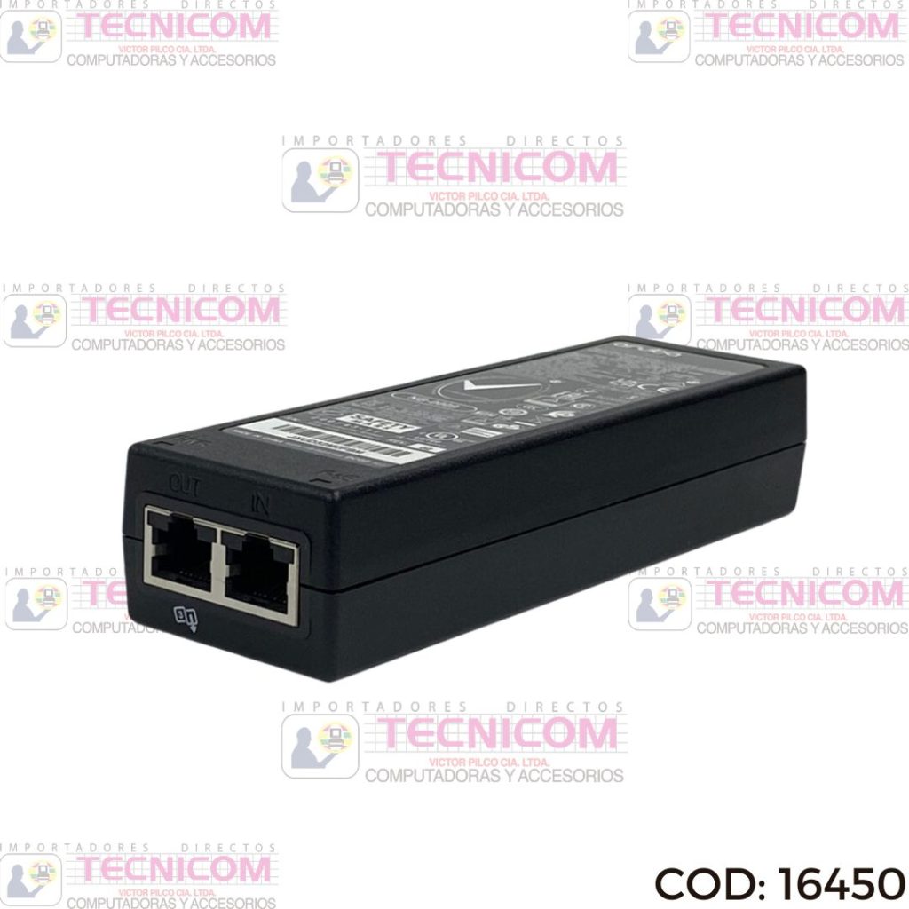 ADAPTADOR POE HP AP-POE-AFGE 15.4W R8W31A +CAB.PODER JW124A
