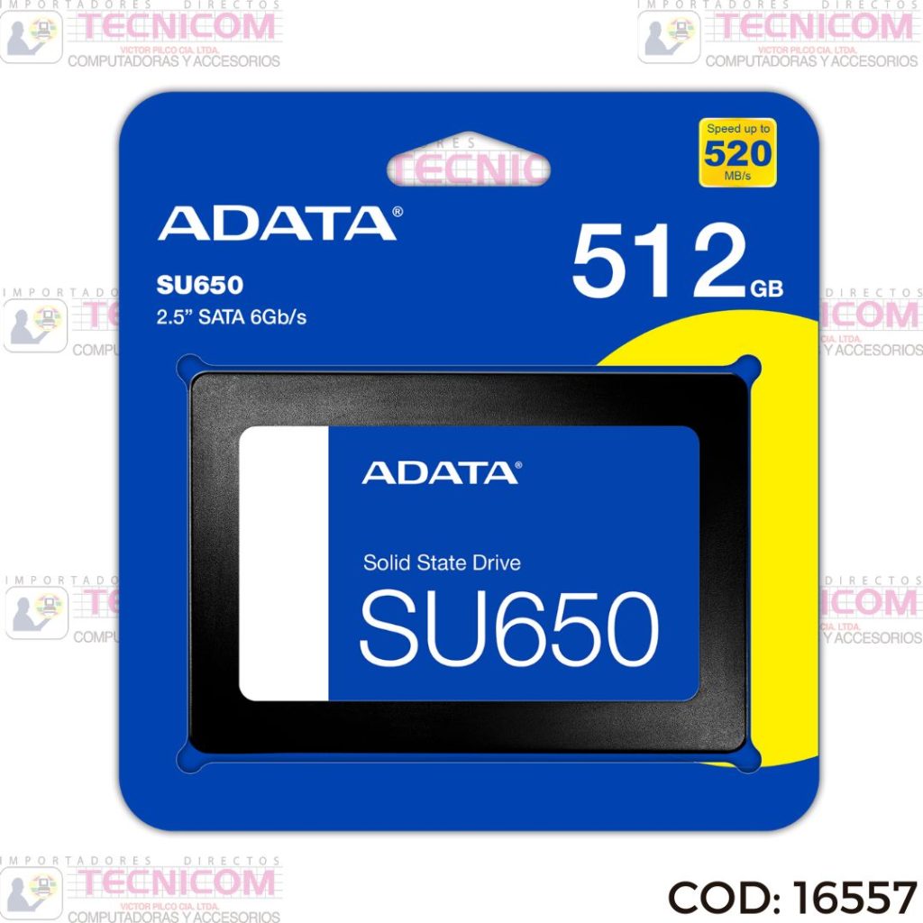 DISCO SOLIDO ADATA SU650 512GB 2.5"