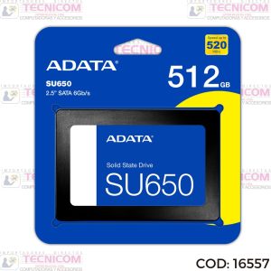 DISCO SOLIDO ADATA SU650 512GB 2.5"