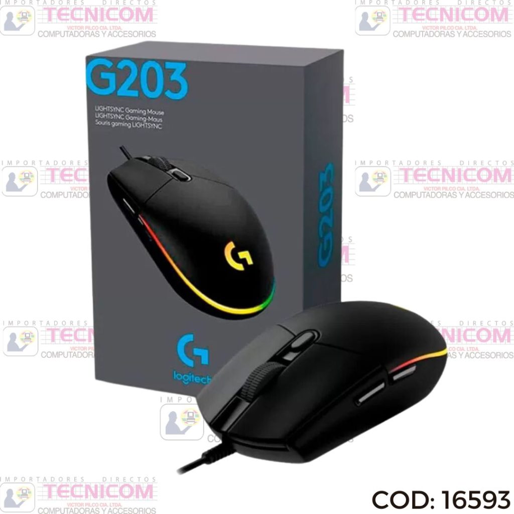 MOUSE LOGITECH GAMING G203 USB