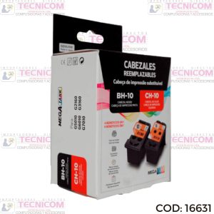 CABEZAL CANON BH-10 NEGRO + CH-10 TRICOLOR G6010/G7010