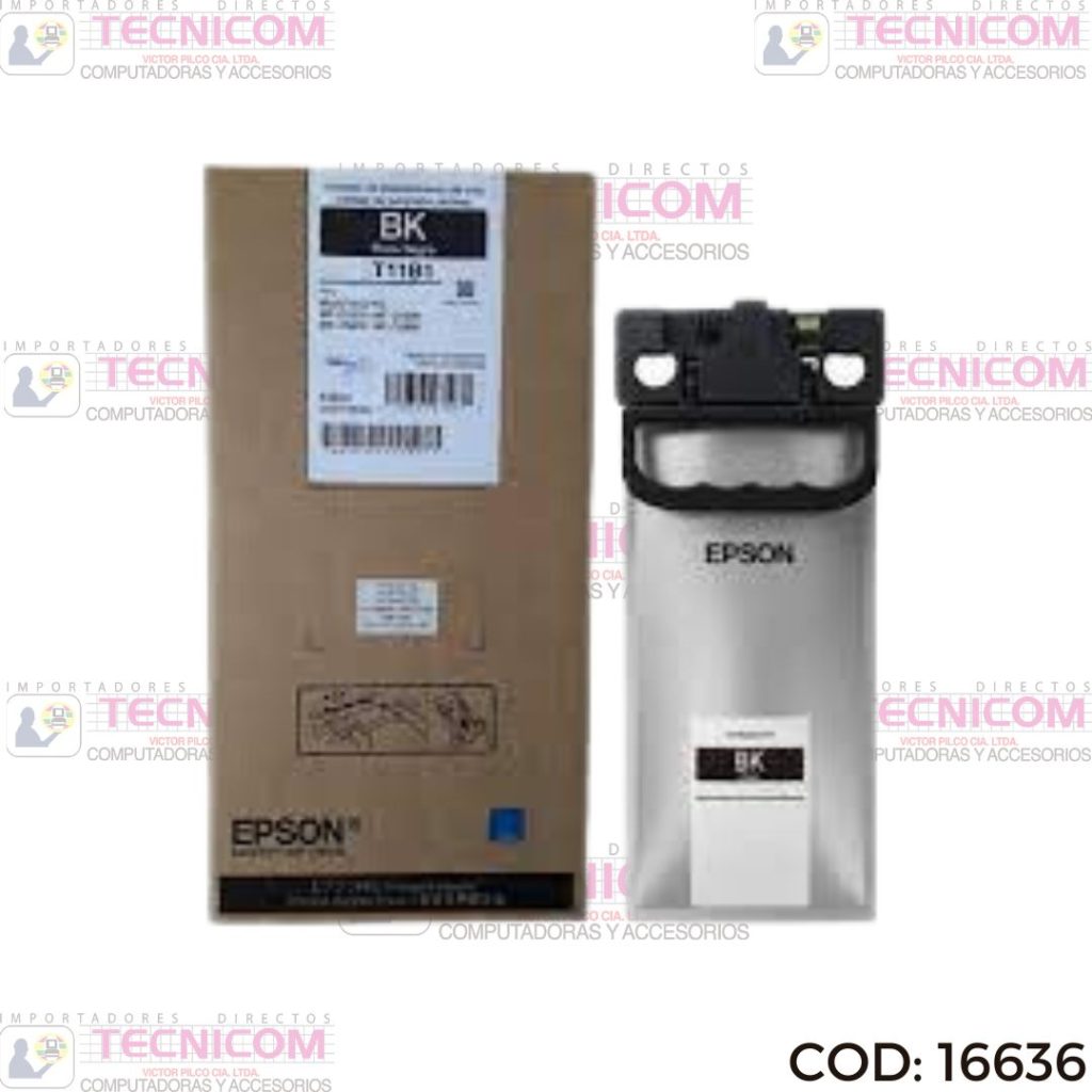 TINTA EPSON BLACK T11B120-AL WF C5310/90 C5890 10000h