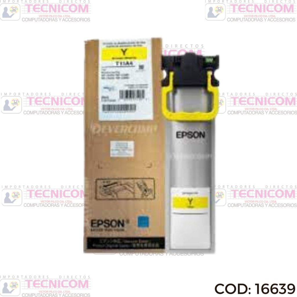 TINTA EPSON YELLOW T11A420-AL WF C5310/90 C5890