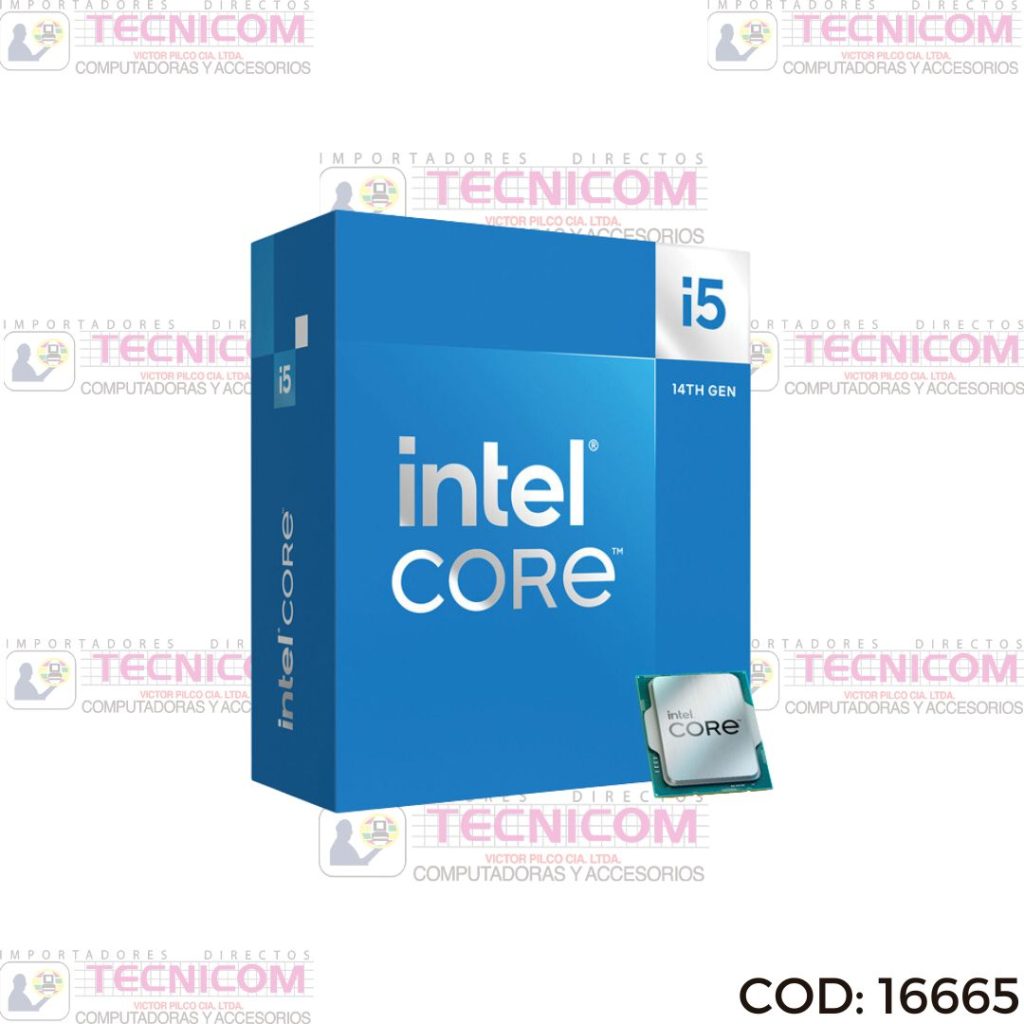 PROCESADOR INTEL I5-14400 2.5-4.7Ghz 20MB 10core 14va GEN