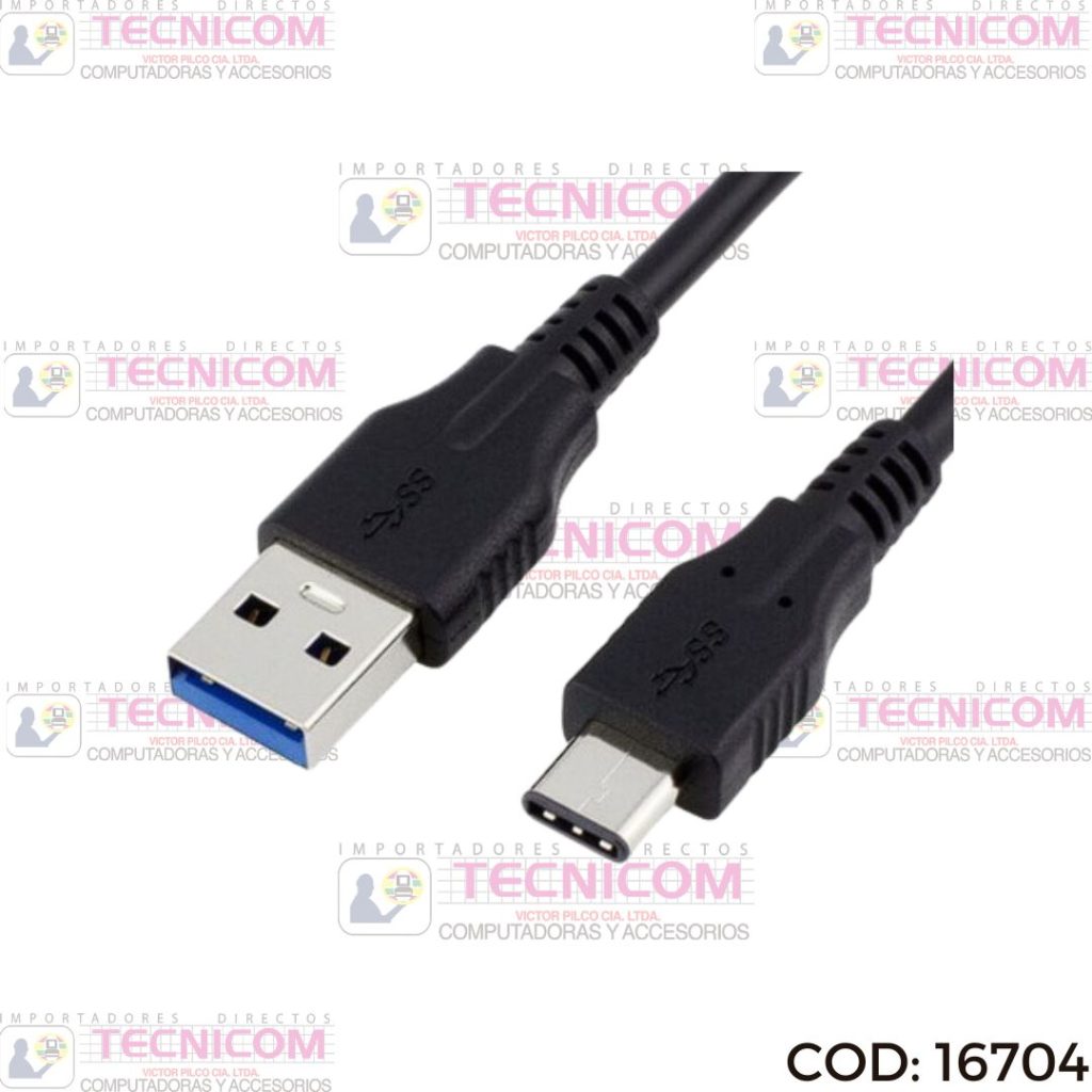 CABLE TIPO C A USB 3.0 MACHO