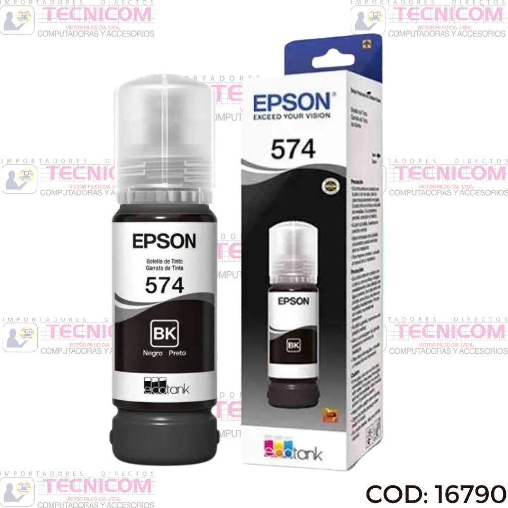 TINTA EPSON BLACK BOTELLA ORIGINAL 70ML T574120