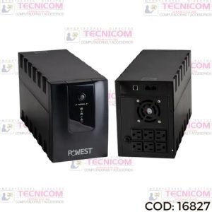 UPS POWEST INTERACTIVO 2000VA 10A 6tomas