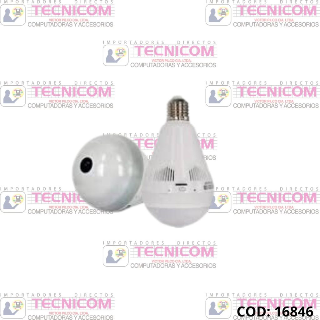 FOCO LED CON CAMARA 360°