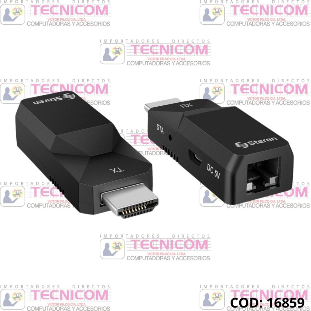 EXTENSOR DE SEÑAL HDMI HASTA 50M 1080p CON CABLE UTP