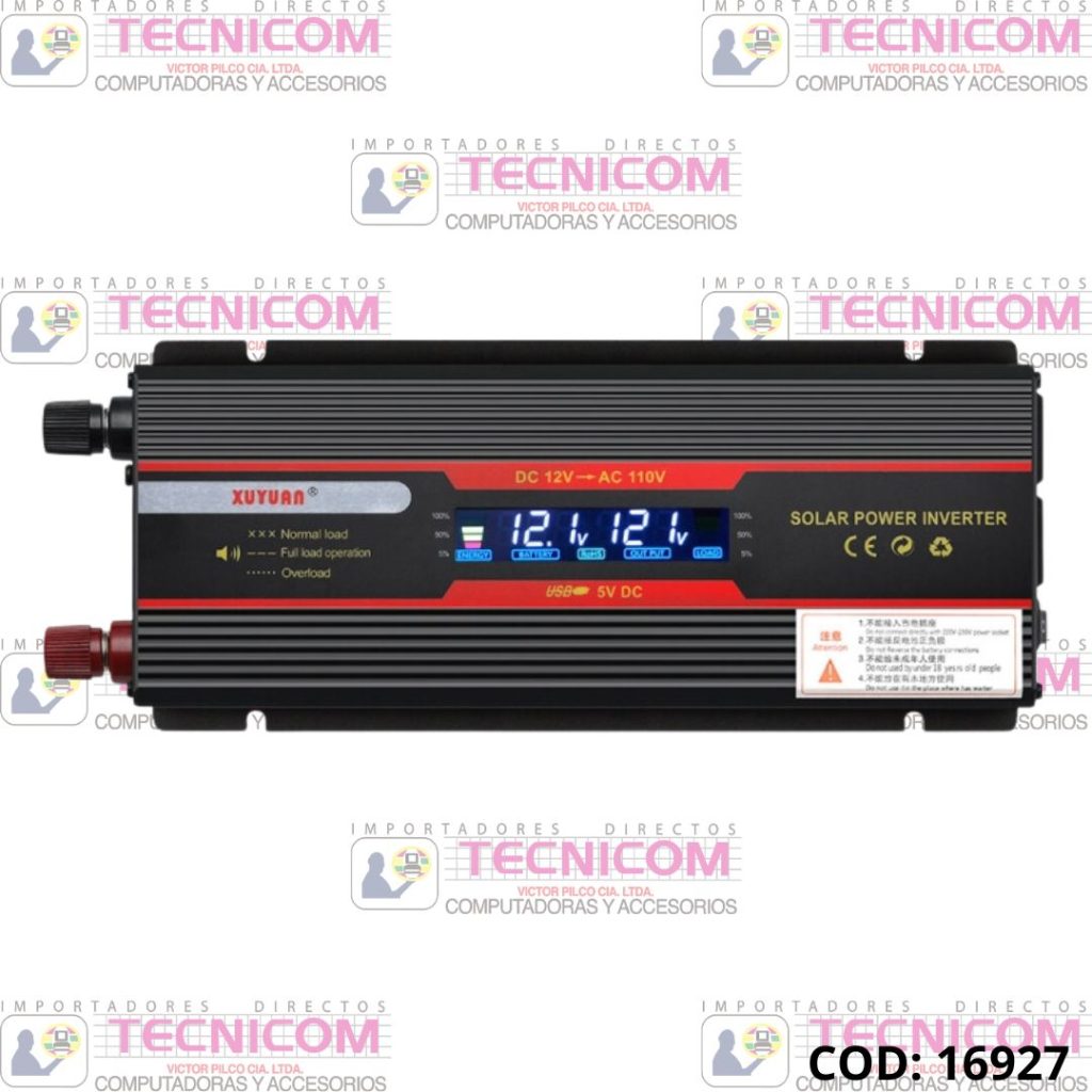 INVERSOR 900W 12V/24V 220V