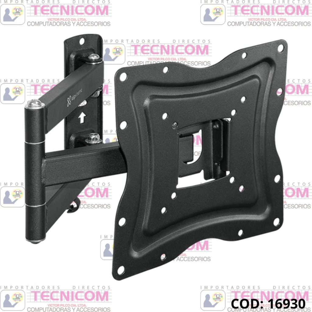 SOPORTE PARA MONITOR KLIP KPM-875 13"a46" PARED-BRAZO OSCILATORIO