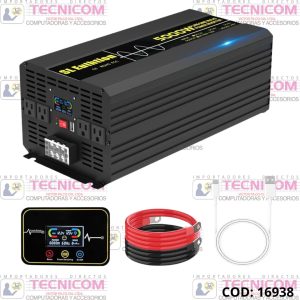 INVERSOR 5000W 12V-110V ONDA PURA