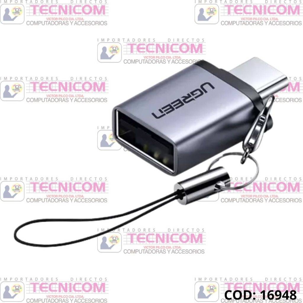 ADAPTADOR TIPO C MACHO A USB HEMBRA