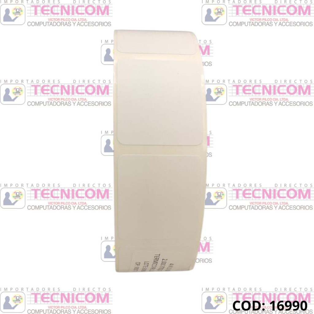 ETIQUETAS DE 3.5x4cm 2000etq ROLLO