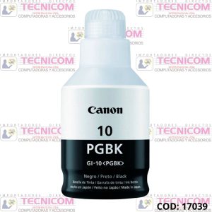 TINTA CANON 10BK BLACK  BOTELLA ORIGINAL GM210/G6010