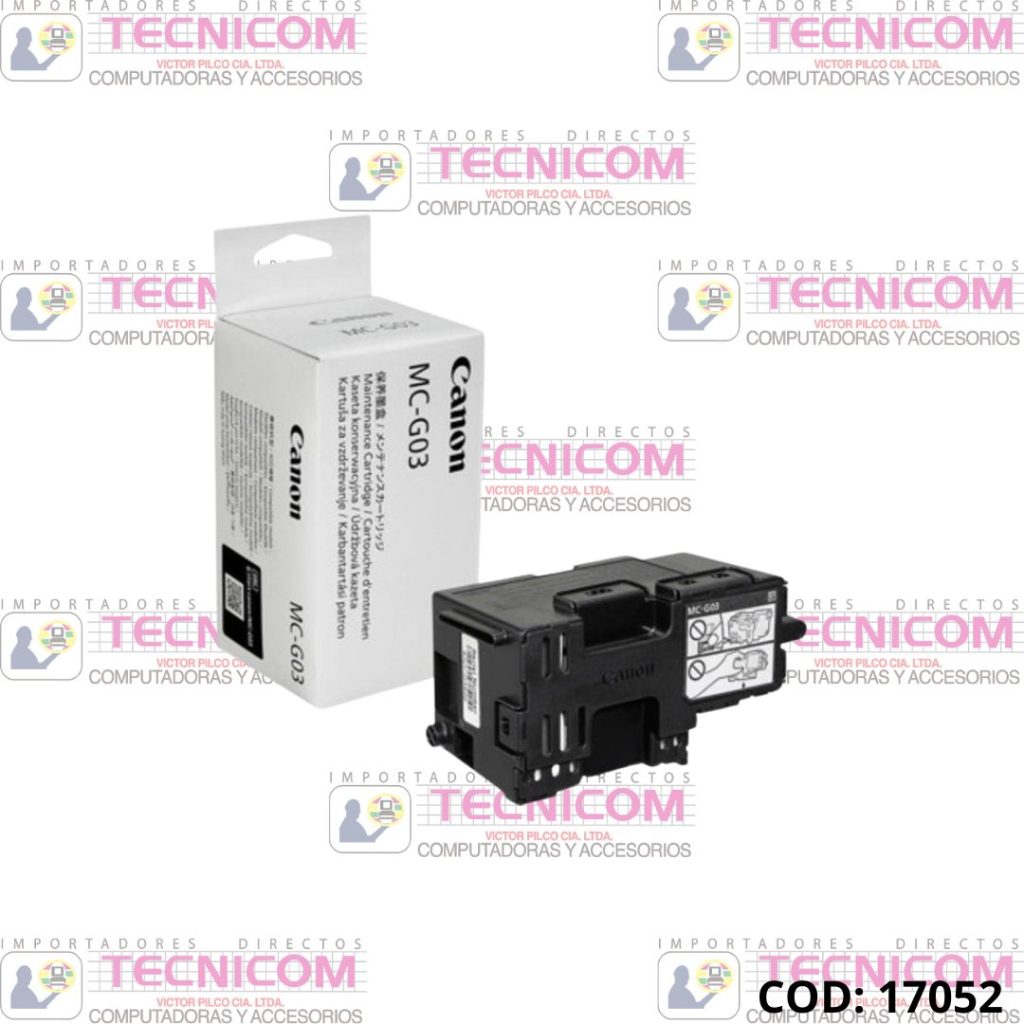 TANQUE DE ALMOHADILLAS CANON MC-G03 GX3010/GX4010